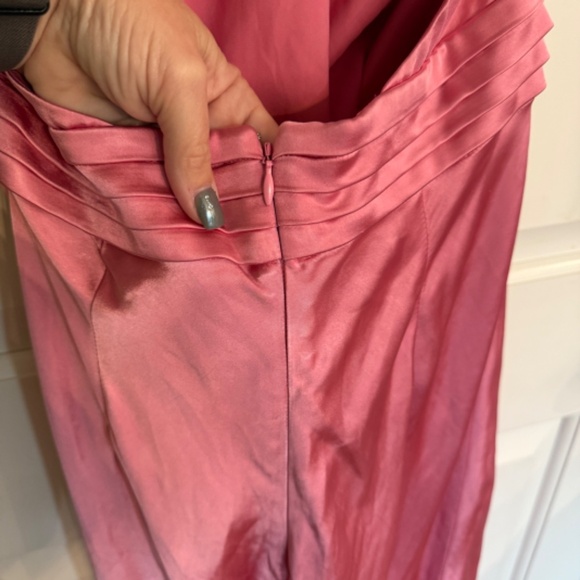 New! Keepsake the label Satin Halter Gown Dress Pink 31214 - Picture 11 of 16